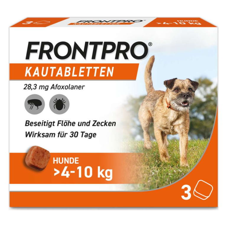 Frontpro Kautabletten für Hunde 4 10 kg Marien Apotheke